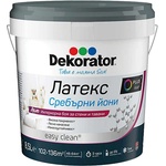 DEKORATOR БОЯ ИНТЕРИОРНА dekorator СРЕБЪРНИ ЙОНИ 4л (10-00026)