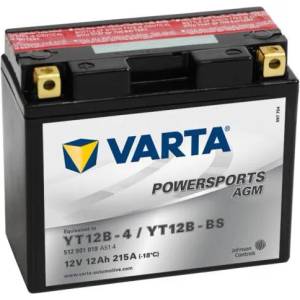 VARTA Powersports AGM 12V 12Ah left+ YT12B-4/YT12B-BS 512901019A514