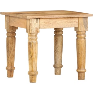 vidaXL Странична маса 43x43x40 см, масивно мангово дърво (282865)