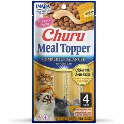Inaba Churu Meal Topper cat Kura so syrom 4 tuby 56 g