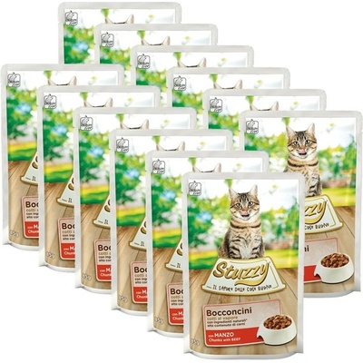 Stuzzy Cat Chunks hovädzie kúsky gravy 12 x 85 g