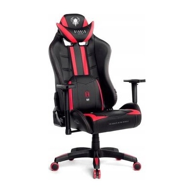 Diablo Chairs X-Ray King černo-červená