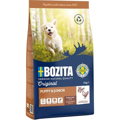 Bozita Original Puppy & Junior Wheat Free Chicken 3 kg