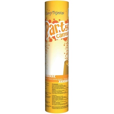 Párty konfety vystřelovací 20 cm zlaté