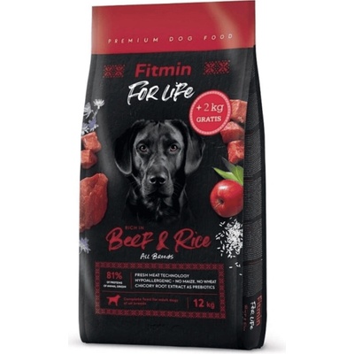 Fitmin dog For Life Beef & Rice 14 kg