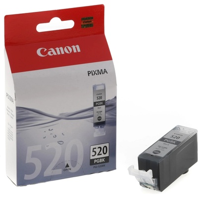 Оригинален мастилен картридж Canon Black PGI-520B2X за Pixma IP3600|IP4600|IP4700|MP540|MP550|MP560|MP620|MP630|MP640|MP980|MP99 (BS2932B009AA)