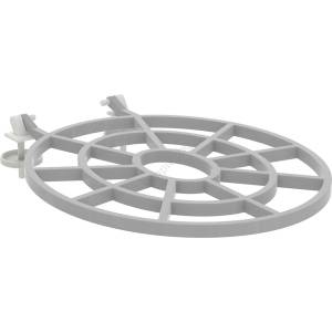 Ideal Standard VV612000 - Пластмасова решетка за корито 34 x 40, 2 см, сива (IS0093)
