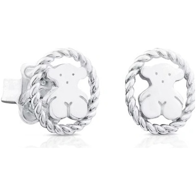 Tous stříbrné náušnice Camee Silver 312323620