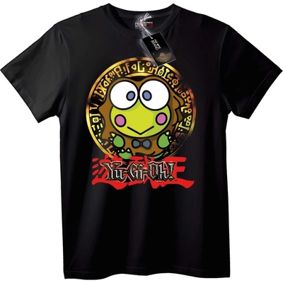 NOONEBRAND Тениска Yu-Gi-Oh! с Keroppi - 2XL, Black