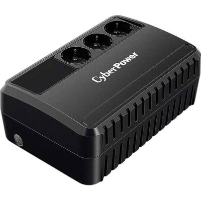CyberPower UPS с AVR, 650VA/360W, Line-Interactive, 3x Schuko, Runtime at 90W ( min ): 18, Surge and Spike protection; GreenPower UPS; BU650EG (BU650EG)