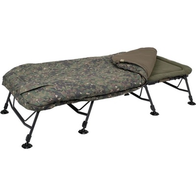 Trakker Lehátko a Spací Vak RLX 8 Wide Camo Bed System