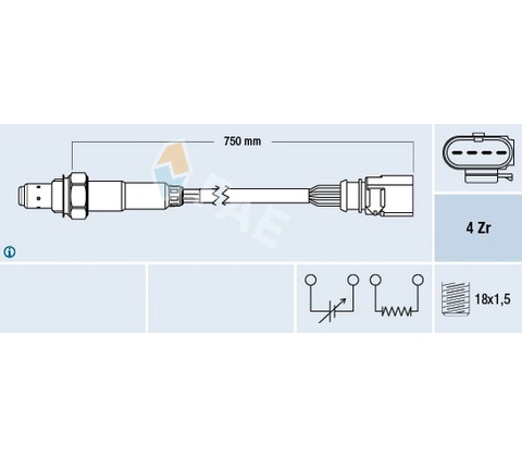 Lambda sonda FAE 77399