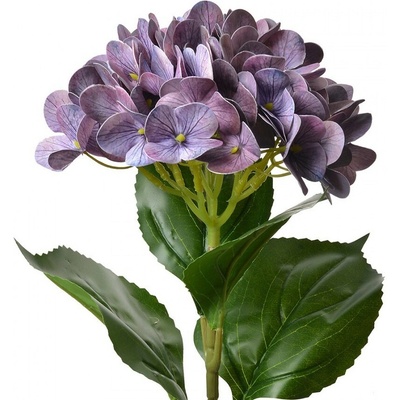 Artificial Flower Hydrangea 68 Cm Purple Plastic - 16*15*68 cm - Clayre & Eef