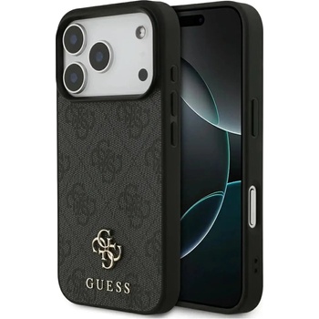 GUESS Калъф Guess 4G Small Classic Logo MagSafe за iPhone 17 Pro - черен