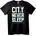 NOONEBRAND Тениска Градът Никога не Спи Ню Йорк - 2XL, White