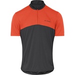 Vaude Фланелка с къс ръкав за колоездене Vaude Matera Half Zip Tricot Cycling jersey - Glowing Red / Black (056-2858-0812)