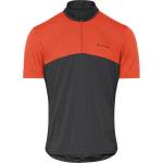 Vaude Мъжка фланелка с къс ръкав за колоездене Vaude Matera Half Zip Tricot Cycling jersey - Glowing Red / Black (056-2858-0812)