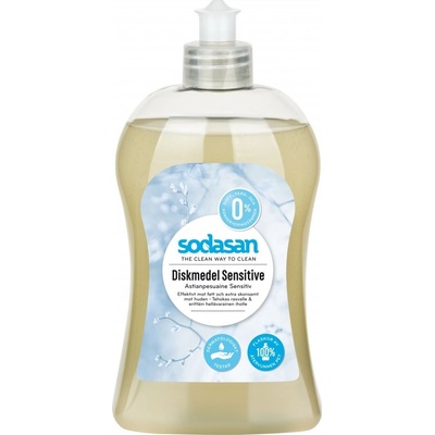 Sodasan tekutý prostředek na nádobí, sensitive 500 ml