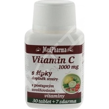 MedPharma Vitamín C 1000 mg s šípky 37 tablet