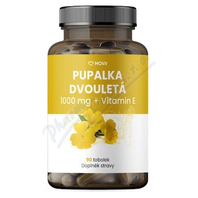 MOVit Pupalka dvouletá 1000mg+Vitamin E 90 tabliet
