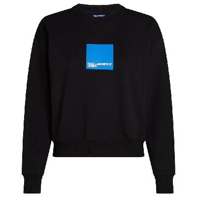 Блуза Karl lagerfeld jeans Reg Box Logo sweatshirt - Black (Black)