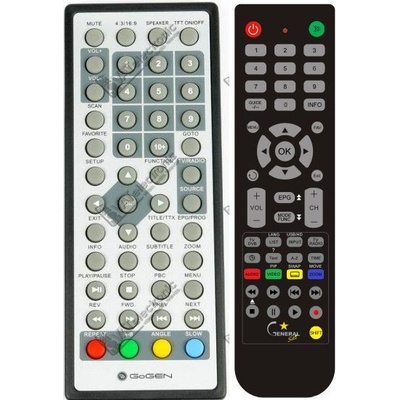 GENERAL GOGEN GE MONEY AUTO PDXD DVBT - съвместимо дистанционно управление на марката General (GE MONEY AUTO PDXD DVBT)