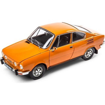 Abrex škoda 110R Coupé 1980 Oranžová 1:18