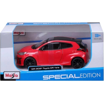 Maisto SP EDITION Кола 2021 Toyota GR Yaris 1: 24 червена