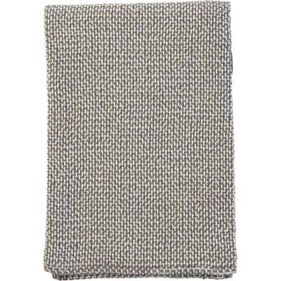 Klippan Švédsko bavlna Basket grey šedá deka 130x180