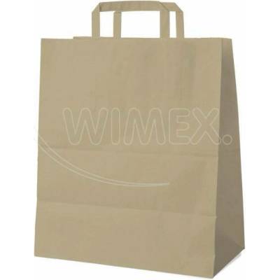 Wimex Taška papírová hnědá [1 ks] 40 + 16 x 45 cm Varianta: karton 200x kusy