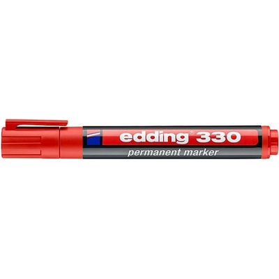edding 330 1-5 мм Перманентен червен маркер 7580018001 (4-330002)