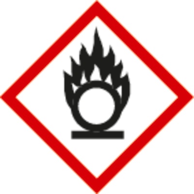 GHS 03, symbol Plameň nad kruhom, samolepka, , 105 x 105 mm, 10 ks