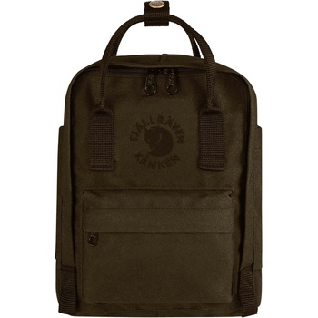 Fjällräven Дневна раница Fjällräven Re-Kånken Mini Daypack - Dark Olive - размер One Size (502-2206-0211)