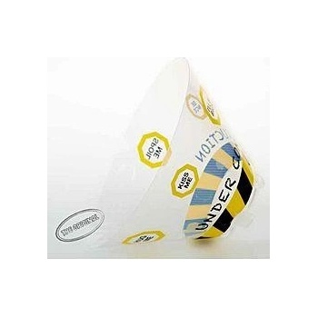 Kruuse Buster Design Collar Plastový ochranný límec s potiskem pro psy 15 cm