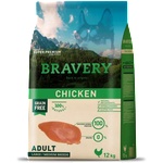 Bravery chicken adult dog medium & large, натурална, хипоалергенна храна, БЕЗ ЗЪРНО за пораснали кучета от средни и едри породи над 1 година, с пилешко месо, Испания - 12 кг