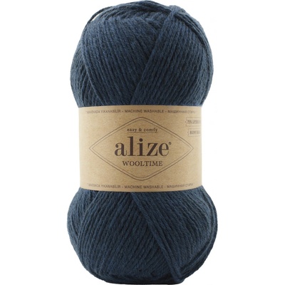 Alize Příze Wooltime 846 tmavě modrá