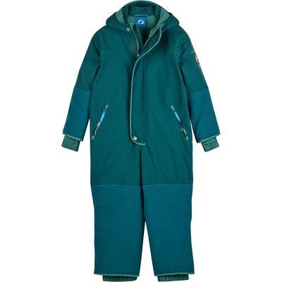 Finkid Детска грейка Finkid Kid's Husky Haalari Overall - Deep Teal / Deep Jungle - размер 90/100 (702-1966-1211)