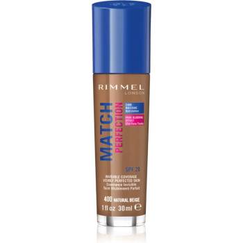 Rimmel Match Perfection течен фон дьо тен SPF 20 цвят 400 Natural Beige 30ml