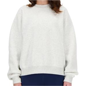 New Balance Дамски пуловер New Balance Women's Sport Essentials Fleece Crew Jumper - Ash Heather (117-3713-0113)
