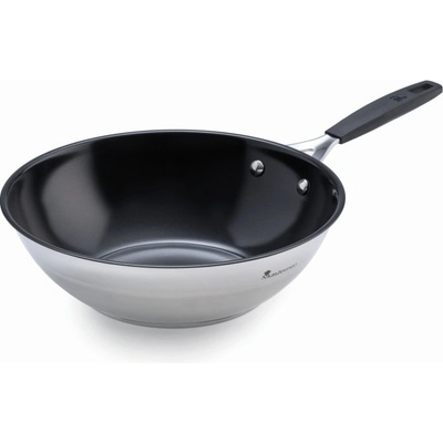 Masterpro Pánev WOK s nepřilnavým povrchem SMART 28 cm stříbrná