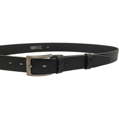 Belts 35-100-9 pánský kožený pásek černý