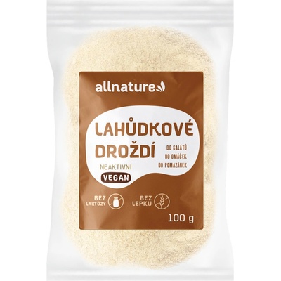 Allnature Lahůdkové droždí neaktivní 100 g – Zboží Dáma