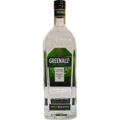 Gin Greenall's London Dry 37,5% 1 l (čistá fľaša)