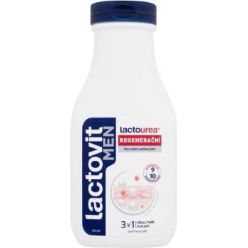 Lactovit Men Lactourea регенериращ душ гел 3в1 за много суха кожа 300 ml за мъже