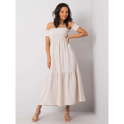 Dámske maxi šaty 346-SK-009.51 beige