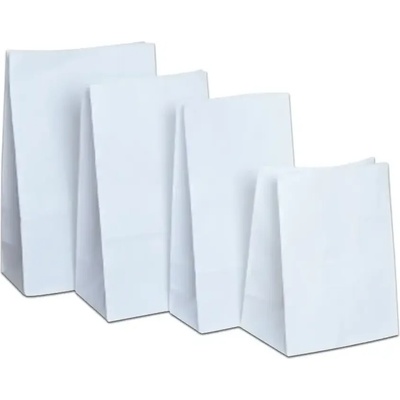 Хартиен плик с правоъгълно дъно 18+8/30 Бял