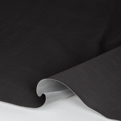 TextilCentrum.cz Potahová látka na SLOUPKY / STROPNICI do auta AUTOMOTIVE UPHOLSTERY LACOSTA GRAFIT, TENKÁ antracitová, tloušťka 1,8 mm, s molitanem a síťkou, š.180cm (látka v metráži)