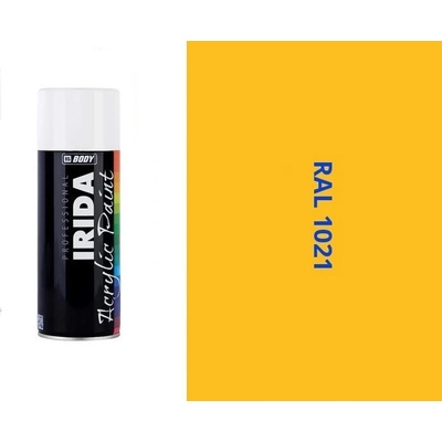 HB BODY Sprej IRIDA 1021 400 ml žlto horčičná