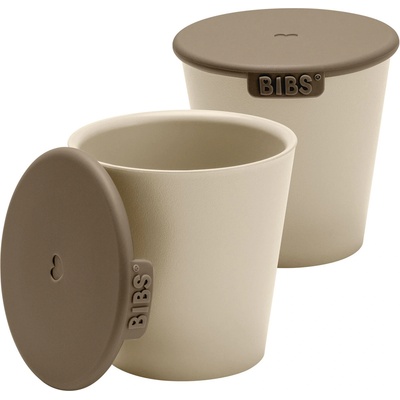 Bibs Сет чаши с капак Bibs - Vanill, 2 броя, 125 ml (4310245)