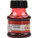 KOH-I-NOOR Atrament do plniaceho pera 50 ml červený